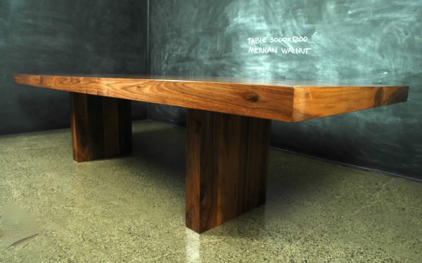 American Walnut Table – 80mm Top