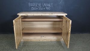 Birdseye Messmate Timber Cabinet